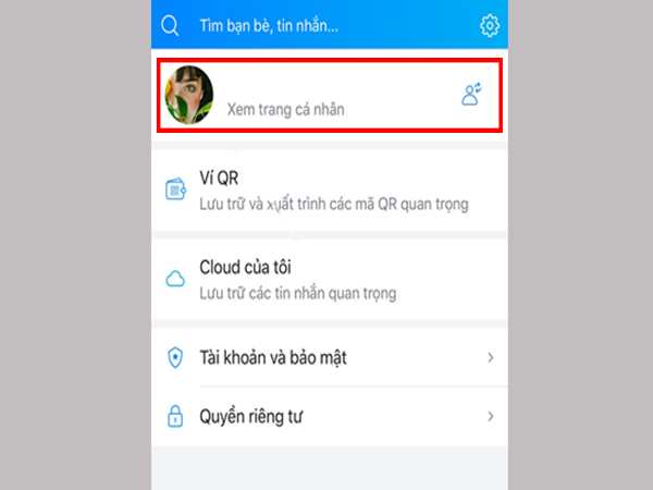 Cách đổi tên trên Zalo ở điện thoại