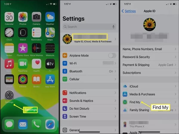 Bảo vệ dữ liệu cá nhân- cách tắt find my iphone