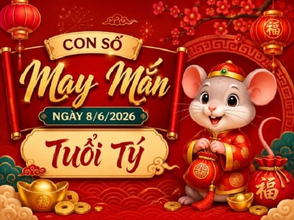 Con số may mắn ngày 8/6 tuổi Tý theo từng năm sinh