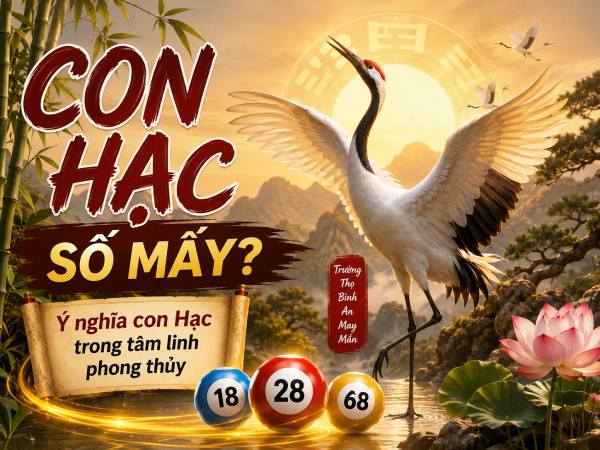 Con hạc số mấy, ý nghĩa con hạc theo tâm linh phong thủy